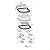 GW, Panhead rocker cover screw kit. Stainless allen. Short - 48-65 Panhead (NU). With steel D-rings