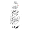GW, rocker box top bolt kit. Buttonhead, stainless - 84-99 B.T. (excl. Twin Cam); 86-22 XL (NU)