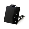 SIDE MOUNT LICENSE PLATE BRACKET BLACK - 84-07 SOFTAIL(NU)