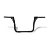 Kodlin, 1-1/4" Bagger bars. 12" high, black - 08-23 FLHT, FLHX, FLHT/K; 09-23 Trikes. (e-throttle with Batwing fairing) with 1" diameter risers. (excl. all CVO)