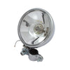 4-1/2" early spotlamp with clamp. 12-Volt. Chrome - 38-61 style H-D