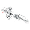 Ball bearing, brush end generator - 49-57 FL; 54-57 K, XL (NU)
