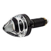 Motogadget, mo.blaze cone in-bar turn signals. Black - Universal