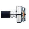 Motogadget, mo.blaze disc LED turn signal. Polished, right -