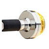 Motogadget, mo.blaze disc LED turn signal. Polished, right -