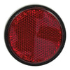 Chris Products, reflector. Round 2-1/2". Red -