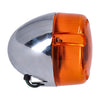 Chris Products, turn signal. Rear. Single filament. Chrome - Rear: Most E87-90 FLST; 90-94 FLSTF; 91-06 FXDS; 91-92 FXD; L87-94 FXR (excl. FXRT); 90-94 XL (NU)