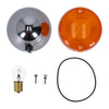 Chris Products, turn signal. Rear. Single filament. Chrome - Rear: Most E87-90 FLST; 90-94 FLSTF; 91-06 FXDS; 91-92 FXD; L87-94 FXR (excl. FXRT); 90-94 XL (NU)