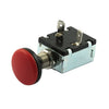 Chris Products, push-pull switch. Red illuminated -