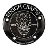 Rough Crafts, point cover. 5 hole, black - 99-17 Twin Cam (NU)