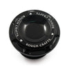 Rough Crafts, 96-up Groove gas cap. Black - 96-18 H-D (NU)
