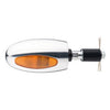 Kellermann, BL 1000 halogen turn signal. Polished aluminum -