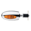 Kellermann, BL 1000 halogen turn signal. Chrome brass -