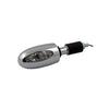 Kellermann, BL 1000 LED turn signal. Clear. Chrome brass -