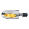 Kellermann, BL 1000 LED turn signal. Clear. Chrome brass -