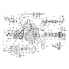 NUT, TRANSM. PULLEY - 93-06 Softail, FLT; 93-05 Dyna; 93-22 XL; 08-12 XR1200 (NU)