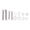 Highway Hawk, brackets for Wide sissybar. Chrome - Honda: VTX 1300 SC52, VTX 1800 SC46