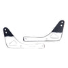 Highway Hawk, brackets for Wide sissybar. Chrome - Honda: VTX 1300 SC52, VTX 1800 SC46