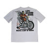 Down-n-Out Life Behind Bars t-shirt grey - Size S