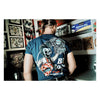 Down-n-Out Big Bore t-shirt navy blue - Size 2XL