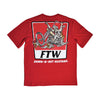 Down-n-Out Gettin Fried t-shirt red - Size S