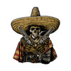 Down-n-Out Bandido Skull sticker - 7,62 x 11,43 cm