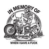 Down-n-Out In Memory sticker - 7,62 x 11,43 cm