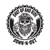 Down-n-Out Shut up and ride sticker - 7,62 x 11,43 cm
