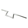 Fehling, Z-Bar Hollister 1 3/16" (30mm) chrome - 82-22 H-D (excl. 08-22 e-throttle and 88-11 Springers) with 1" I.D. risers (NU)