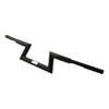 FEHLING 1-1/4 INCH LOW Z-BAR - 82-22 H-D (excl. 08-22 e-throttle & 88-11 Springers) with 1.25" I.D. risers (NU)