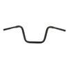 Fehling 1-1/4" Apehanger 30cm high black - 82-22 H-D (excl. 08-22 e-throttle & 88-11 Springers) with 1.25" I.D. risers (NU)