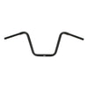 Fehling 1-1/4" Apehanger 16" Rise black - 82-22 H-D (excl. 08-22 e-throttle & 88-11 Springers) with 1.25" I.D. risers (NU)