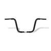 Fehling 1-1/4" Fat Apehanger black - 82-22 H-D (excl. 08-22 e-throttle and 88-11 Springers) with 1" I.D. risers (NU)