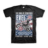 Evel Knievel Poster T-shirt black - Size S