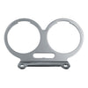 Mounting bracket, speedo & tachometer. Chrome - 92-93 XL. Models with dual instruments (NU)