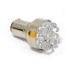 Turn signal LED bulb, BAY15D socket. Amber light emitting -