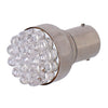 Turn signal LED bulb, BAY15S socket. Red light emitting -