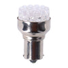 Turn signal LED bulb, BAY15S socket. Red light emitting -