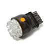 LED wedge turn signal bulb #3157 base. Amber light -