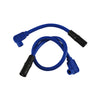 Taylor, 409 Pro-Race spark plug wire set. Blue - 00-17 Softail (excl. 08-11 FXCW/C; 11-13 FXS Blackline; 13-16 FXSB Breakout); 99-17 Dyna (NU)