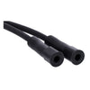 Blue Streak, XXX spark plug wire set. Black, white print - 09-16 Touring (NU)