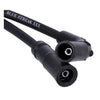 Blue Streak, XXX spark plug wire set. Black, white print - 07-22 XL (excl. 08-12 XR1200) (NU)