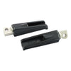Biltwell, Sanderson foot pegs. Black stainless - All traditional H-D male mount. (Excl. rider/passenger on: 18-23 Softails; 20-21 Livewire. Excl. rider location on: 15-20 XG; 10-22 XL1200X/XS; 11-20 XL1200C; 12-16 XL1200V)
