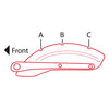Luggage rack, for solo seat - 04-22 XL with A and B mount holes (NU)