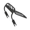 Luggage rack, for bobbed rear fender. Black - 84-99 FXST (NU)