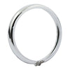 Bates style headlamp trim ring. 4-1/2". Chrome -