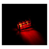 Cube-V mini LED taillight. Vertical. Red lens - Universal