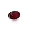 NY Oval, taillight. Black. Red lens - Universal