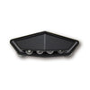 LED license plate light Quadro, black. ECE appr. -