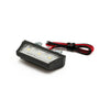 LED license plate light Stratton, black. ECE appr. -
